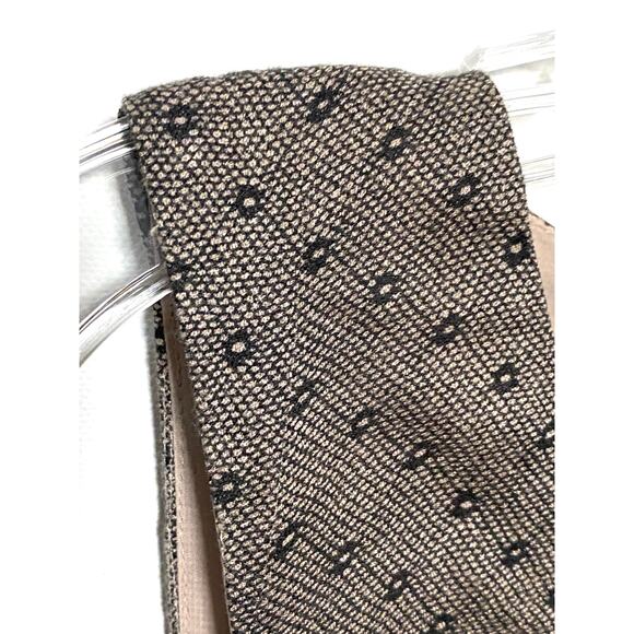 Loft Sleeveless Shift Mini Dress 2 Color Block Pleated Elegant Career Cocktail - Picture 7 of 8